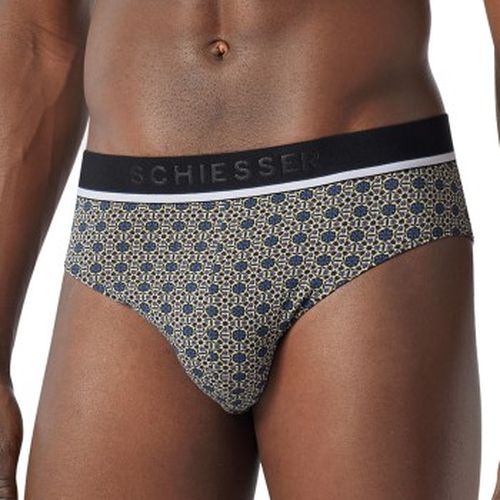 P 95-5 Organic Cotton Briefs 3-pack Schwarz gemustert Baumwolle Large Herren - Schiesser - Modalova