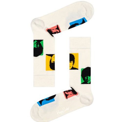 Beatles Silhouettes Sock Weiß Baumwolle Gr 41/46 - Happy socks - Modalova