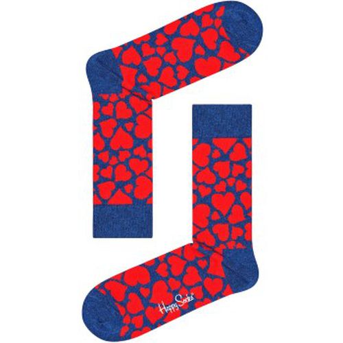 Heart Crew Sock Dunkelblau Baumwolle Gr 41/46 - Happy socks - Modalova