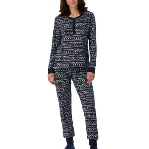 Set Pyjama And Socks X-Mas Gifting Set Blau Muster Small Damen - Schiesser - Modalova