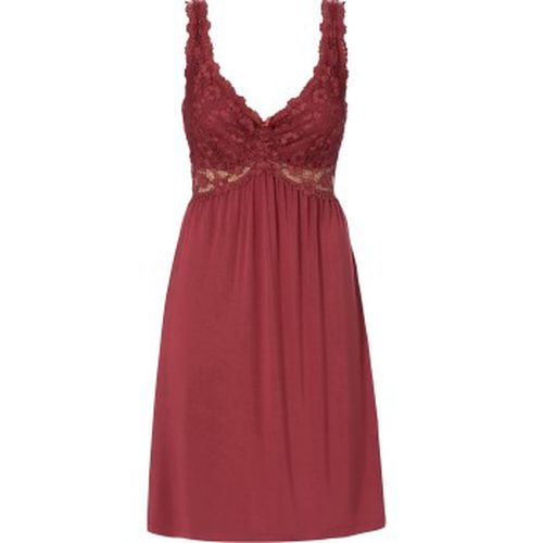 Trofe Nightgown Lace Nightdress Rot/Braun Viskose Small Damen - Trofé - Modalova
