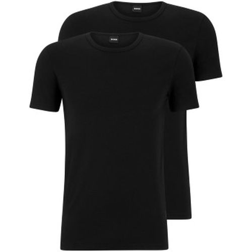 P Modern Round Neck T-shirt Schwarz Baumwolle XX-Large Herren - BOSS - Modalova