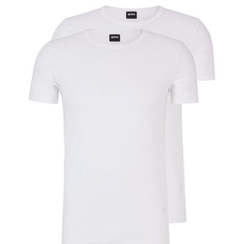 P Modern Round Neck T-shirt Weiß Baumwolle Large Herren - BOSS - Modalova