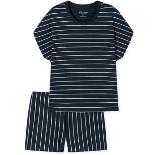 Just Stripes Short Pyjamas Marine Baumwolle 38 Damen - Schiesser - Modalova
