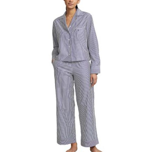Long Sleeve Pyjamas Set Marine gestreift Baumwolle Large Damen - Polo Ralph Lauren - Modalova
