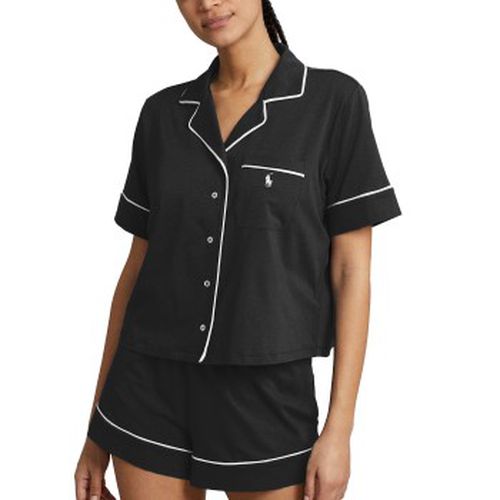 Short Sleeve PJ Set Schwarz Large Damen - Polo Ralph Lauren - Modalova