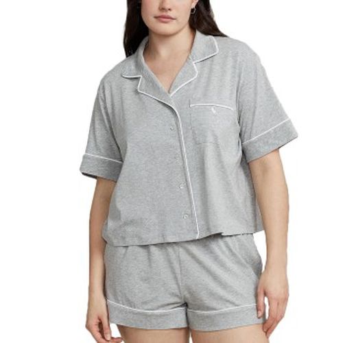 Short Sleeve PJ Set Grau Medium Damen - Polo Ralph Lauren - Modalova