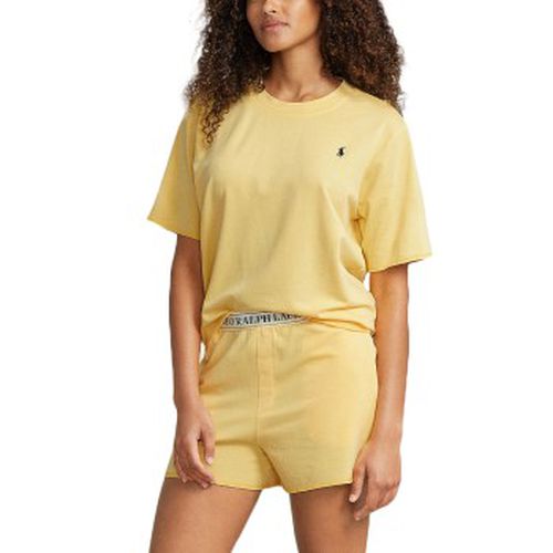 Short Sleeve Shirt And Short Set Gelb Medium Damen - Polo Ralph Lauren - Modalova