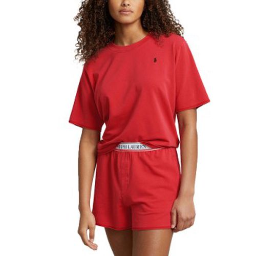 Short Sleeve Shirt And Short Set Rot Medium Damen - Polo Ralph Lauren - Modalova