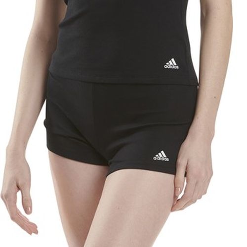 Active Flex Ribbed Boxer Shorts Schwarz Baumwolle Medium Damen - adidas - Modalova
