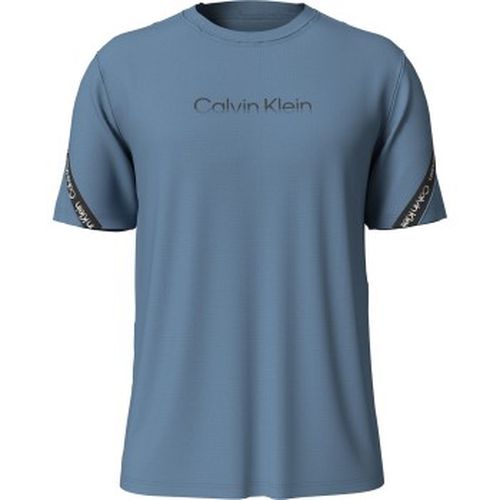 Sport PW Active Icon T-shirt Blau Polyester Small Herren - Calvin Klein - Modalova