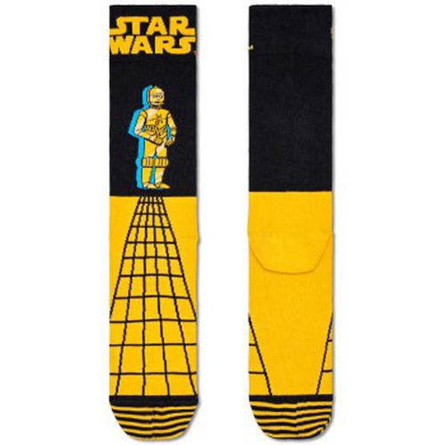 Happy Sock Star Wars C-3PO Sock Schwarz/Gelb Baumwolle Gr 41/46 - Happy socks - Modalova