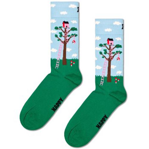 Happy Sock Treehouse Blau/Grün Baumwolle Gr 41/46 - Happy socks - Modalova