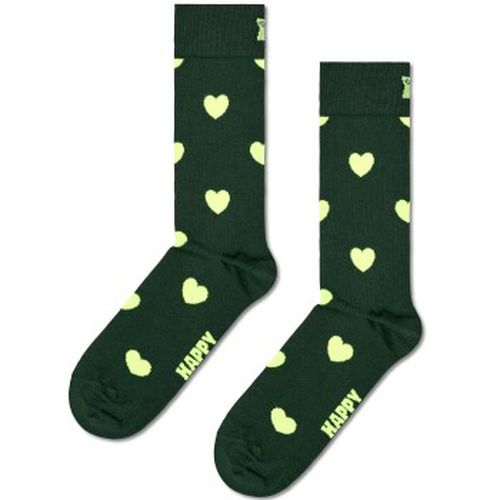 Happy Sock Heart Sock Grün gemustert Baumwolle Gr 41/46 - Happy socks - Modalova
