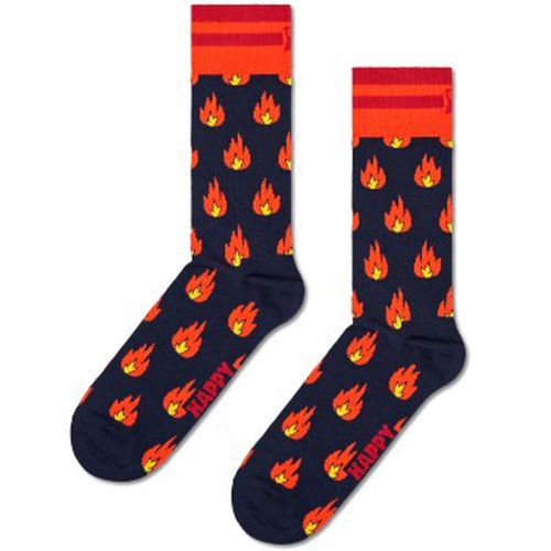 Flames Sock Blau/Rot Baumwolle Gr 41/46 - Happy socks - Modalova