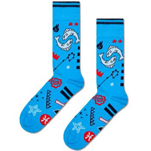 Zodiac Signs Pisces Sock Blau Muster Gr 36/40 - Happy socks - Modalova