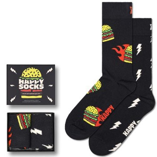 Happy Sock Blast Off Burger Socks Gift Set 2P Schwarz gemustert Gr 41/46 - Happy socks - Modalova