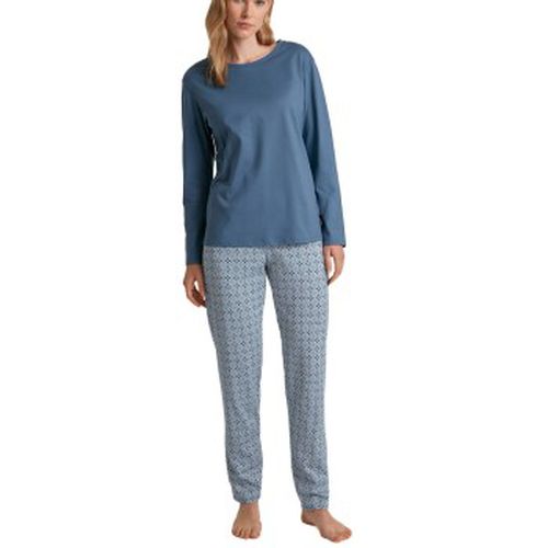 Ornament Nights Pyjamas Blau/Blau Baumwolle Large Damen - Calida - Modalova