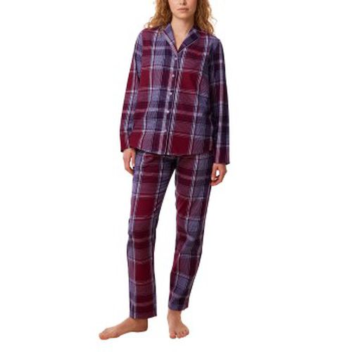 Boyfriend Pyjama PW X Checks Rot Baumwolle 38 Damen - Triumph - Modalova