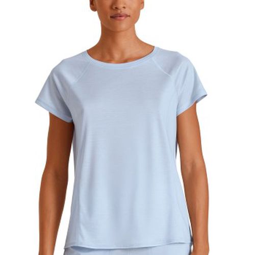 DSW Cooling Short Sleeve Sleep Shirt Hellblau Lyocell Small Damen - Calida - Modalova