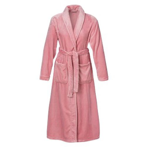 Trofe Solid Silkfleece Robe Hellrosa Polyester Medium Damen - Trofé - Modalova
