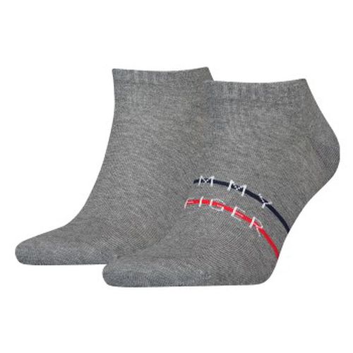 Tommy Hilfiger 2P Men Sneaker Stripe Sock Grau Gr 39/42 Herren - Tommy Hilfiger Legwear - Modalova