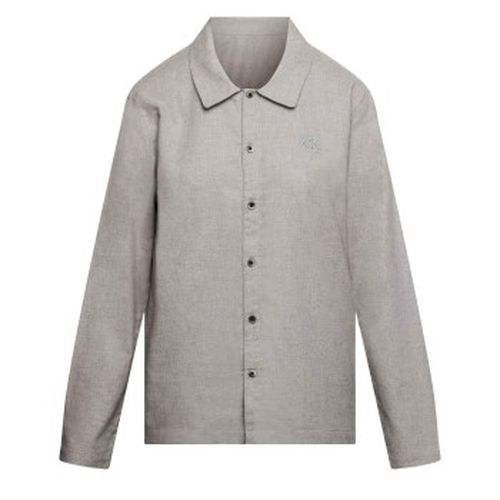 Long Sleeve Buttom Down Flannel Grau Baumwolle Medium Damen - Calvin Klein - Modalova