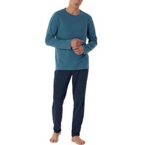 Casual Essentials Pyjamas Marine/Blau Baumwolle 50 Herren - Schiesser - Modalova