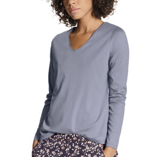 Favourites Sense Long Sleeve Shirt Blau Baumwolle Small Damen - Calida - Modalova