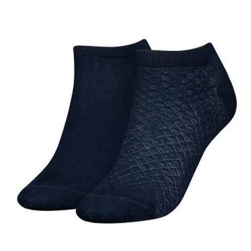 Tommy Hilfiger 2P Women Diamond Sneaker Socks Marine Gr 39/42 Damen - Tommy Hilfiger Legwear - Modalova