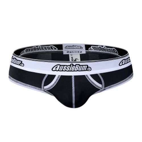 P EnlargeIT 2.0 Brief Schwarz Baumwolle Small Herren - aussieBum - Modalova