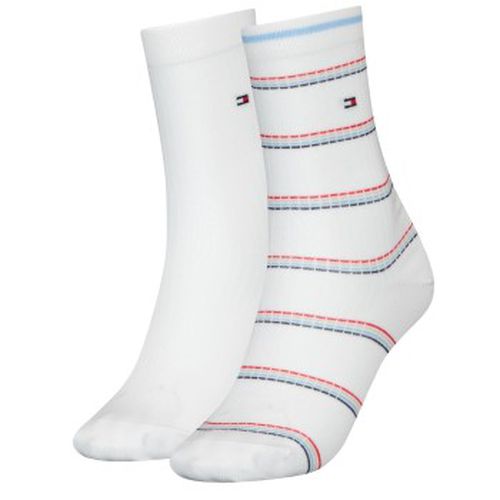 Tommy Hilfiger 2P Coastal Stripe Tencel Socks Weiß Streifen Gr 39/42 - Tommy Hilfiger Legwear - Modalova