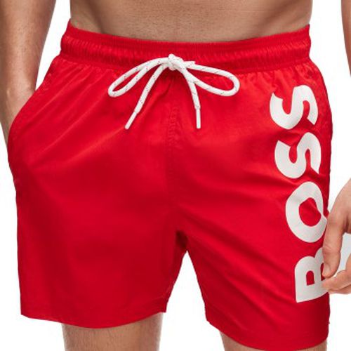 Badehosen Octopus Swimshort Rot Polyamid Large Herren - BOSS - Modalova