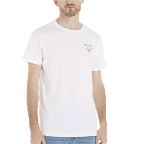 Cotton Tee Logo T-shirt Weiß Baumwolle Small Herren - Tommy Hilfiger - Modalova