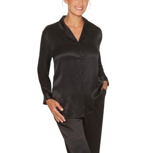 Pure Silk Basic Pyjamas Schwarz Seide Large Damen - Lady Avenue - Modalova