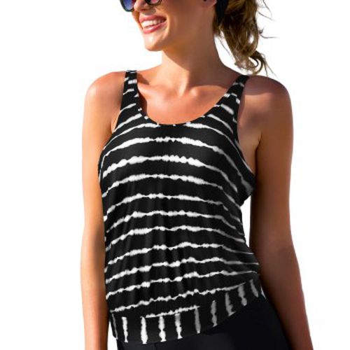 Kreta Tankini Top Schwarz Muster C/D Small Damen - Wiki - Modalova