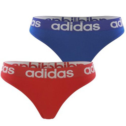 P Underwear Brazilian Thong Blau/Rot Baumwolle Small Damen - adidas - Modalova