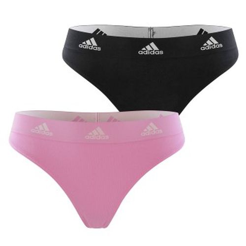 P Underwear Brazilian Thong Schwarz/Rosa Baumwolle Small Damen - adidas - Modalova