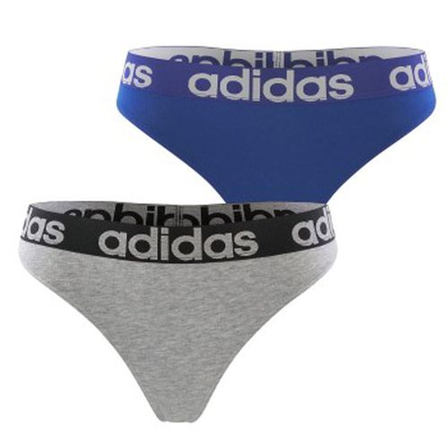 P Underwear Brazilian Thong Blau/Grau Baumwolle Small Damen - adidas - Modalova