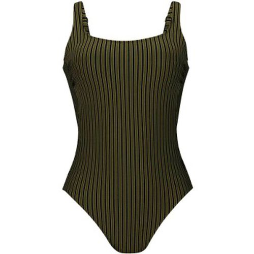 Holiday Stripes Swimsuit Polyamid C 40 Damen - Rosa Faia - Modalova