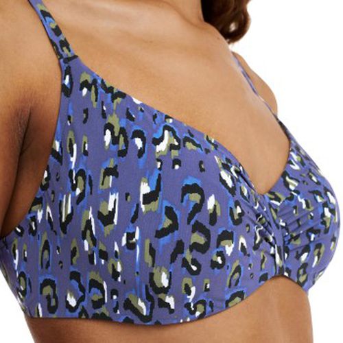 EOS Covering Underwire Bikini Bra Blau Muster D 70 Damen - Chantelle - Modalova