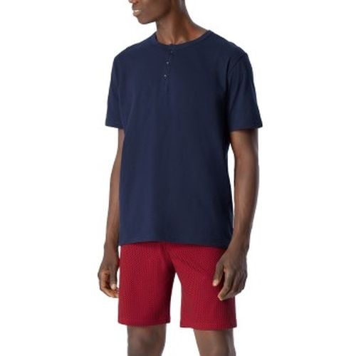 Fashion Nightwear Short Pyjamas Marine/Rot Baumwolle 56 Herren - Schiesser - Modalova