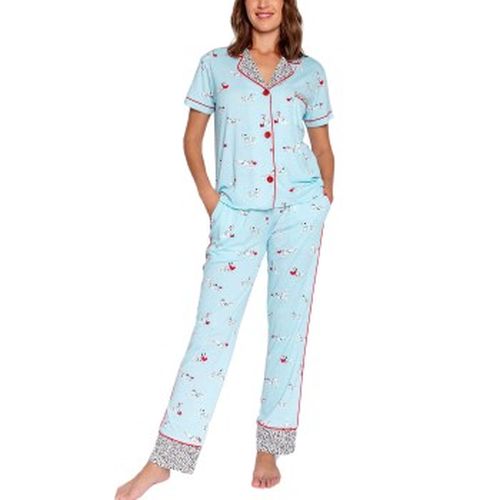 Dalamatian Dog Pyjama Blau X-Large Damen - PJ Salvage - Modalova