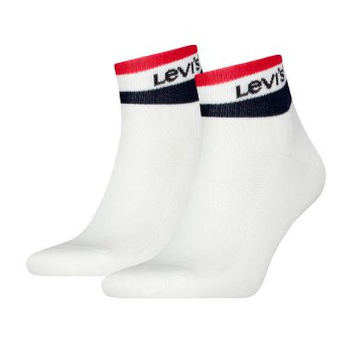 P Mid Cut Stripe Socks Weiß Gr 39/42 - Levis - Modalova