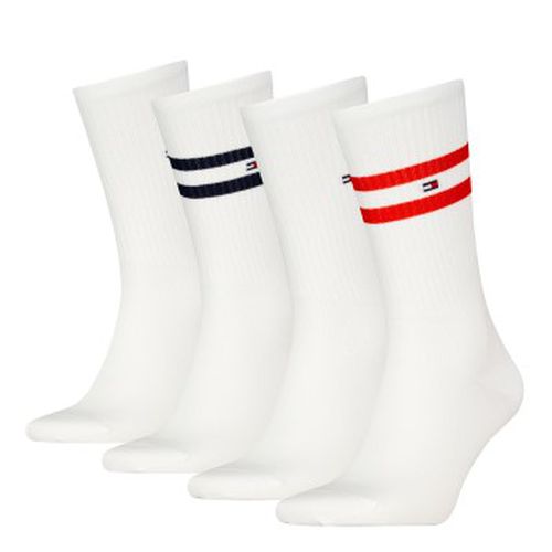 Tommy Hilfiger 4P Men Sport Stripe Sock Weiß Gr 39/42 Herren - Tommy Hilfiger Legwear - Modalova