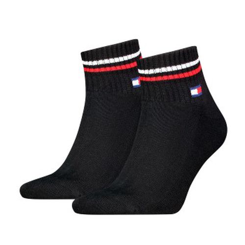 Tommy Men Uni TJ Iconic Quarter Socks 2P Schwarz Gr 35/38 Herren - Tommy Hilfiger Legwear - Modalova