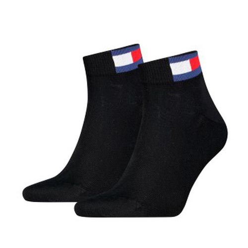 Tommy Men Uni Flag Quarter Sock 2P Schwarz Gr 39/42 Herren - Tommy Hilfiger Legwear - Modalova