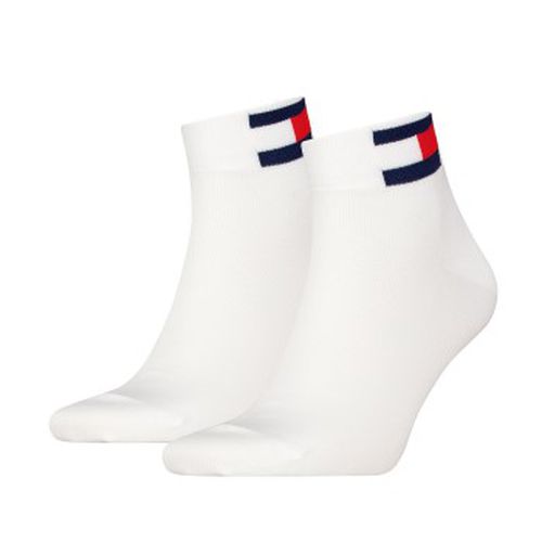 Tommy Men Uni Flag Quarter Sock 2P Weiß Gr 35/38 Herren - Tommy Hilfiger Legwear - Modalova