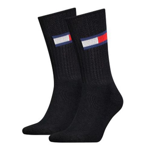 Tommy Men Uni TJ Flag Socks 2P Schwarz Gr 39/42 Herren - Tommy Hilfiger Legwear - Modalova