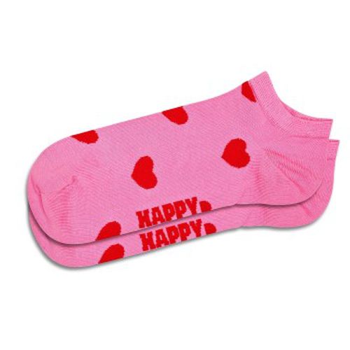 Hearts Low Sock Rosa/Rot Baumwolle Gr 41/46 - Happy socks - Modalova